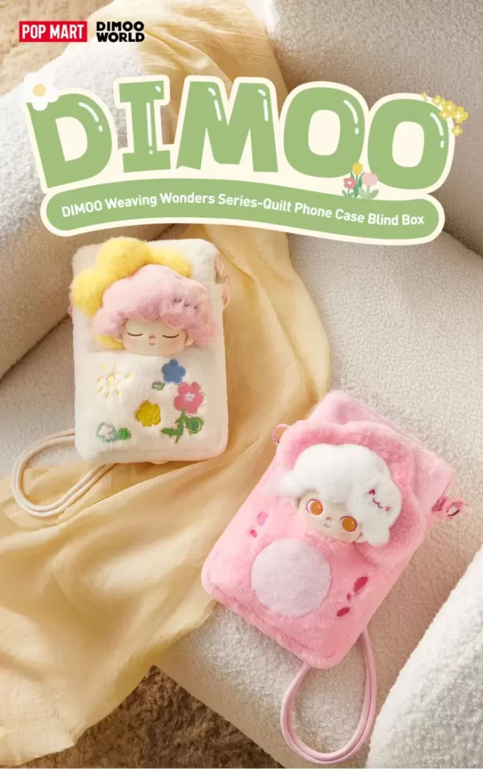 Caixa surpresa para capa de celular DIMOO Weaving Wonders Series – Quilt