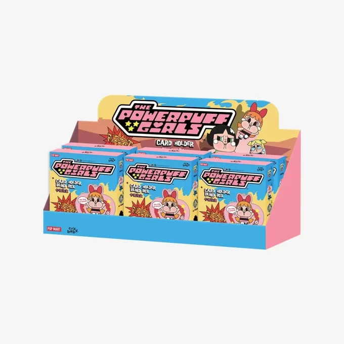 Caixa surpresa para porta-cartões da série CRYBABY× Powerpuff Girls