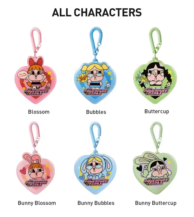 Caixa surpresa para porta-cartões da série CRYBABY× Powerpuff Girls