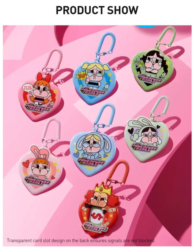 Caixa surpresa para porta-cartões da série CRYBABY× Powerpuff Girls