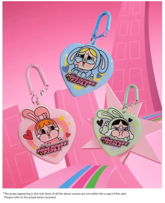 Caixa surpresa para porta-cartões da série CRYBABY× Powerpuff Girls