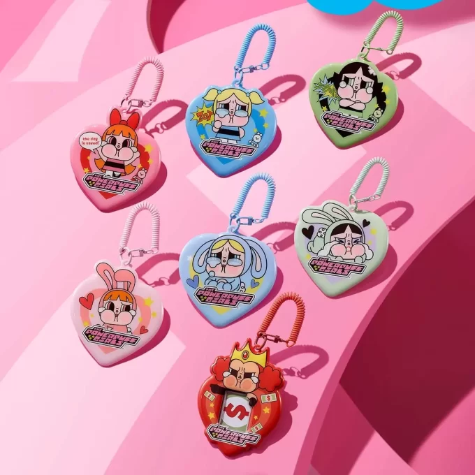Caixa surpresa para porta-cartões da série CRYBABY× Powerpuff Girls
