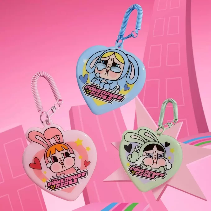 Caixa surpresa para porta-cartões da série CRYBABY× Powerpuff Girls