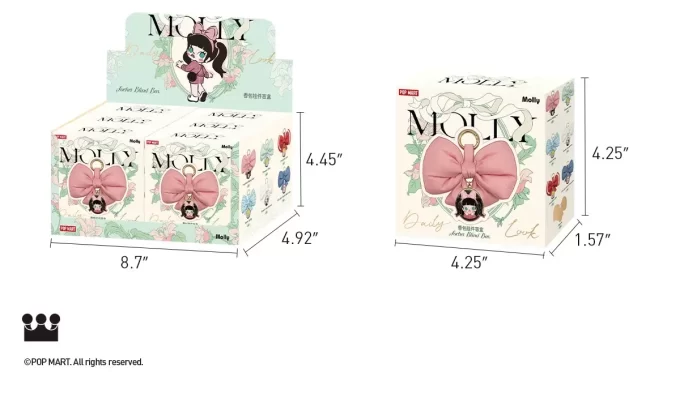 Caixa surpresa sachê da série MOLLY Daily Look