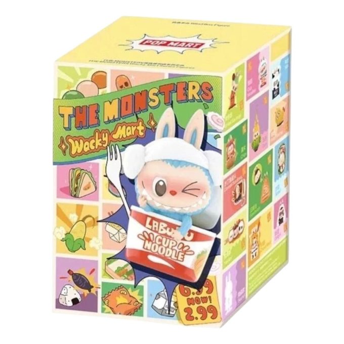 Caixas lacradas para bonecos Labubu Wacky Mart (1 caixa surpresa)