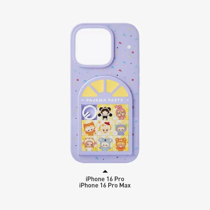 Capa de celular com furo deslizante para festa de pijama POP BEAN
