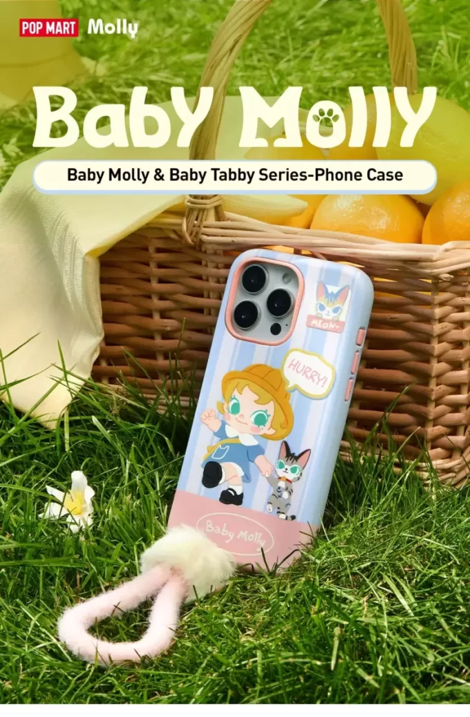 Capa para celular Baby Molly & Baby Tabby Series