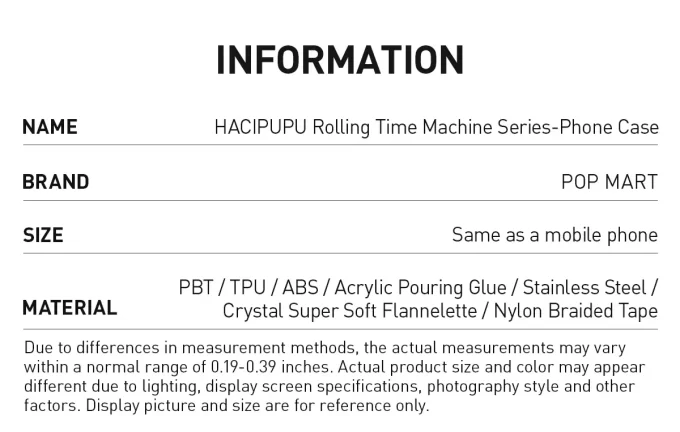 Capa para celular da série HACIPUPU Rolling Time Machine