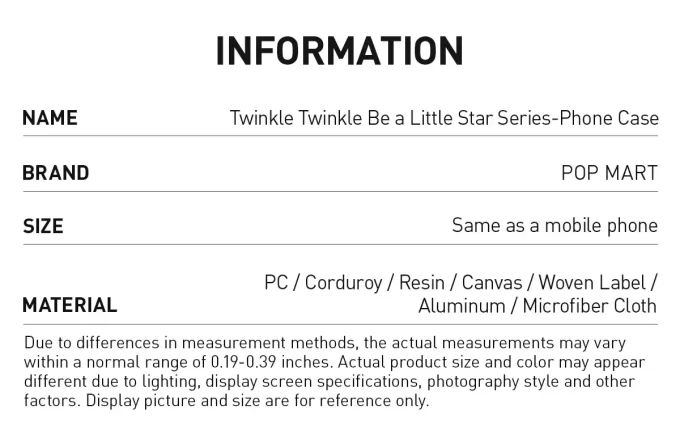 Capa para celular Twinkle Twinkle Be A Little Star Series