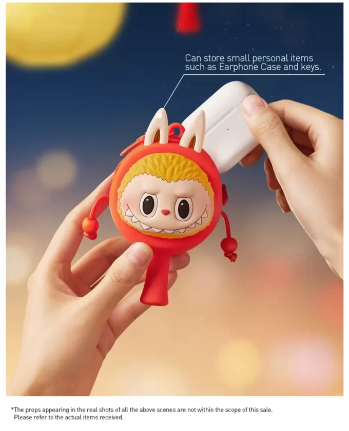 Capa para fone de ouvido da série THE MONSTERS Let’s Have Fun Together – Rattle-drum