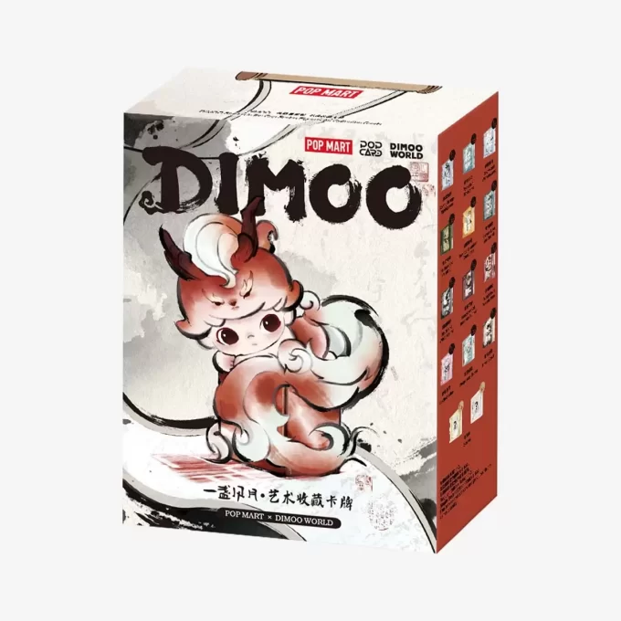 Cartões de coleção de arte da série DIMOO Stories In The Cup