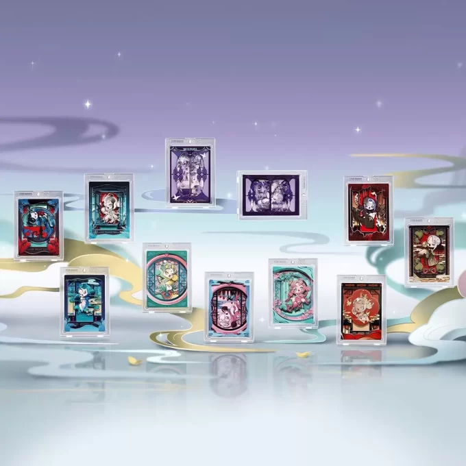 Cartões de coleção de arte da série Mirage SKULLPANDA