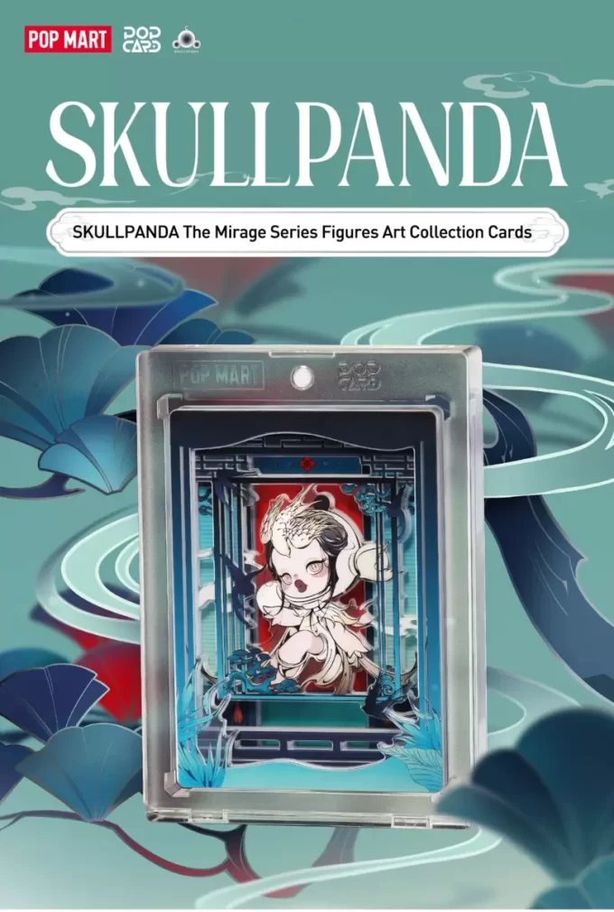 Cartões de coleção de arte da série Mirage SKULLPANDA