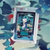Cartões de coleção de arte da série Mirage SKULLPANDA