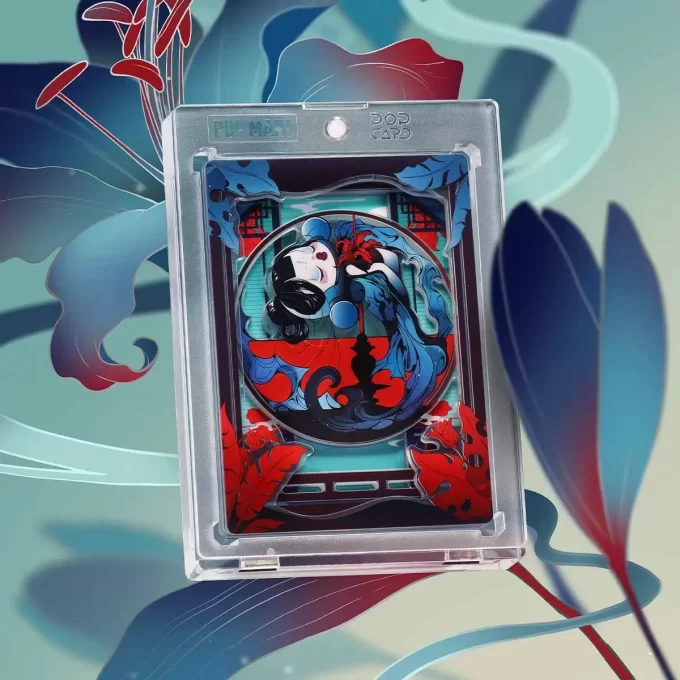 Cartões de coleção de arte da série Mirage SKULLPANDA