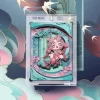 Cartões de coleção de arte da série Mirage SKULLPANDA