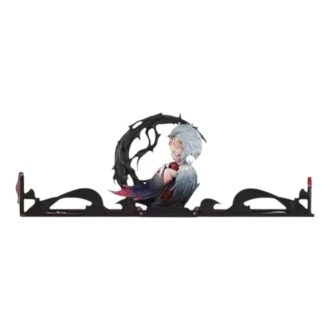 Cartão de felicitações “Skullpanda Red Rose”