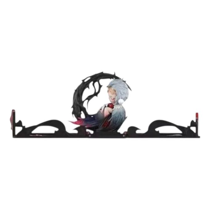 Cartão de felicitações “Skullpanda Red Rose”