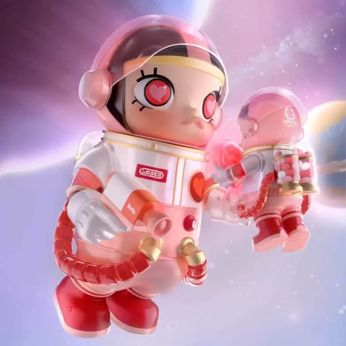 Coleção MEGA 1000% SPACE MOLLY Heartbeat