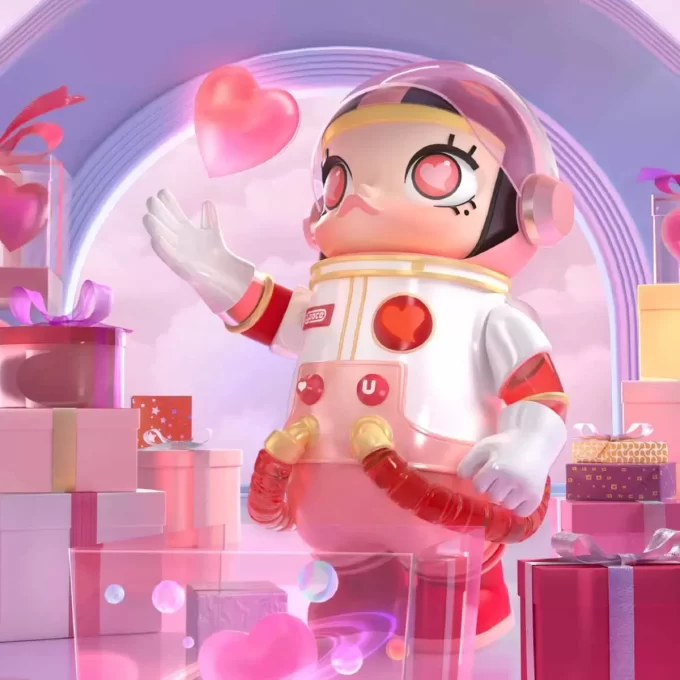 Coleção MEGA 1000% SPACE MOLLY Heartbeat