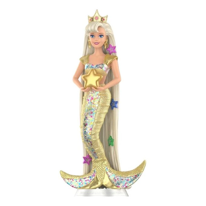 Ícone do estilo Barbie “Barbie Sereia com Cabelo de Joia de 1996”
