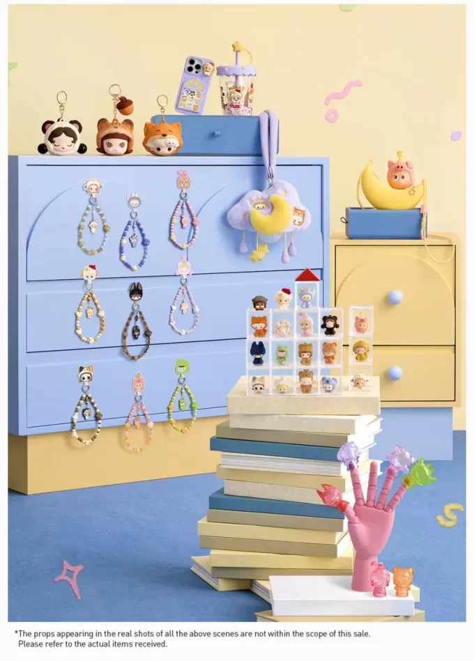 Conjunto de caixa da série de fantoches de mão de pijama POP BEAN