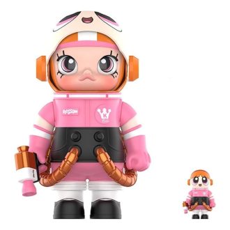 Conjunto Pop Mart x Meninas Superpoderosas Mega Space Molly Blossom 100% e 400%