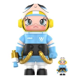 Conjunto Pop Mart x Powerpuff Girls Mega Space Molly Bubbles 100% e 400%
