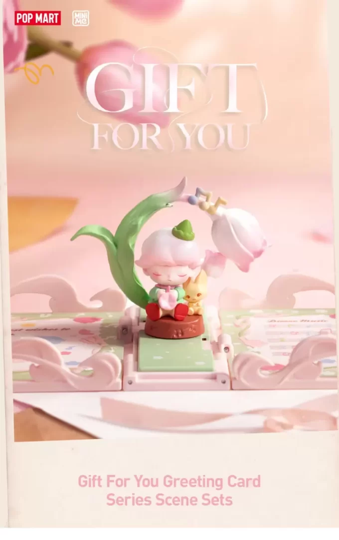 Conjuntos de cenas da série de cartões comemorativos Gift For You