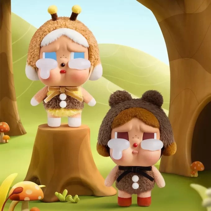 CRYBABY Série Crying Again – Caixa Surpresa de Pelúcia com Rosto de Vinil
