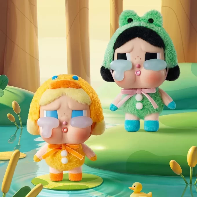 CRYBABY Série Crying Again – Caixa Surpresa de Pelúcia com Rosto de Vinil
