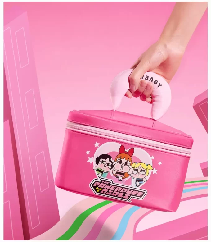 CRYBABY × Série Meninas Superpoderosas – Bolsa de Cosméticos