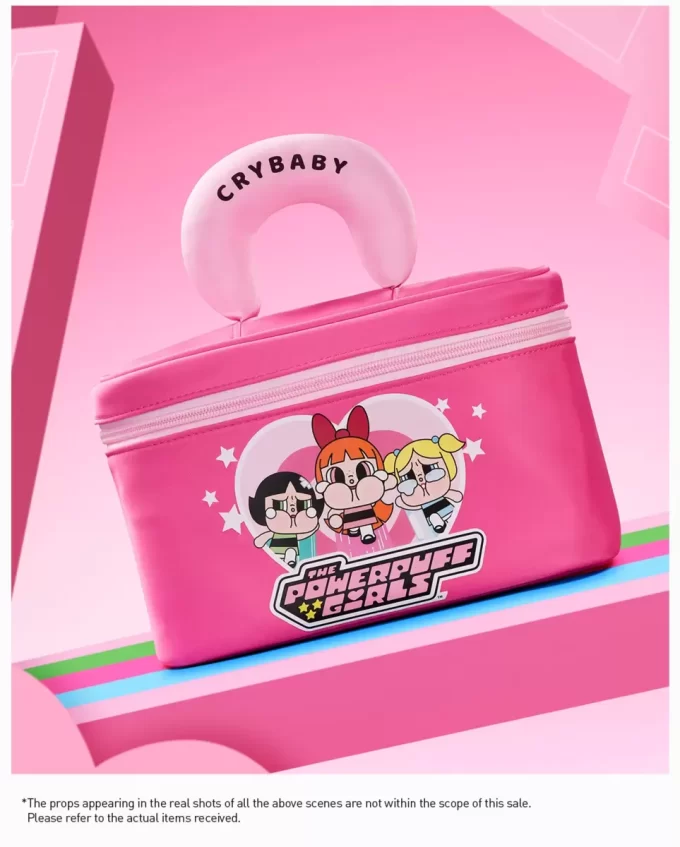 CRYBABY × Série Meninas Superpoderosas – Bolsa de Cosméticos