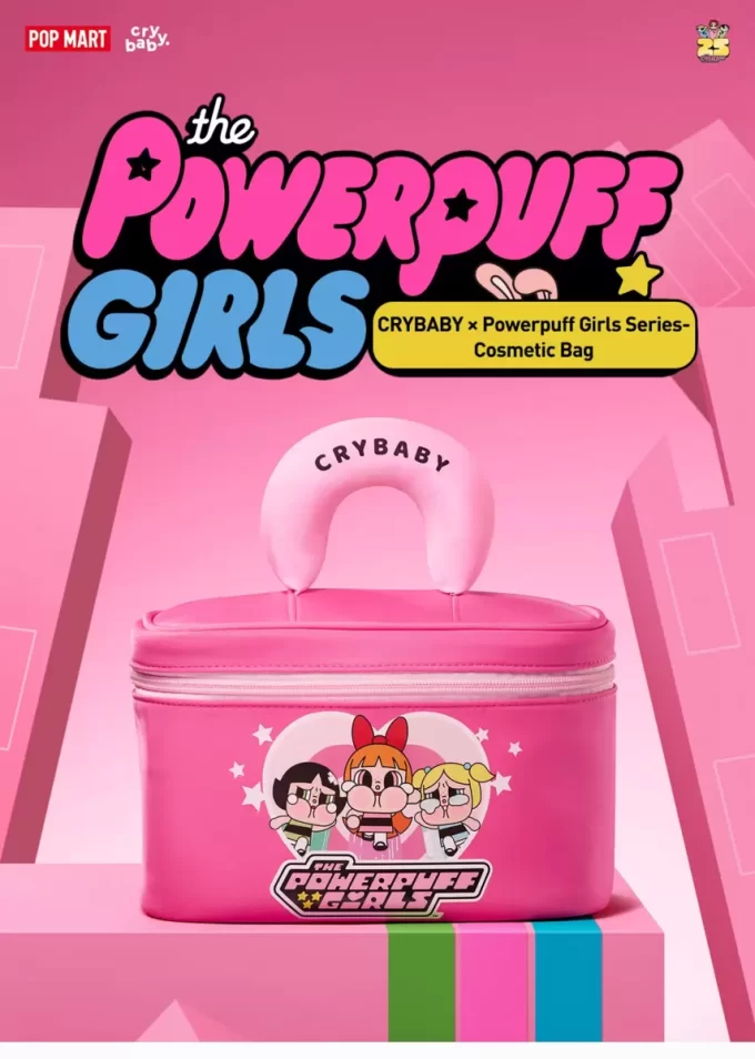 CRYBABY × Série Meninas Superpoderosas – Bolsa de Cosméticos