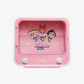 CRYBABY × Série Meninas Superpoderosas – Conjunto de TV com Recipiente de Exibição Luminosa