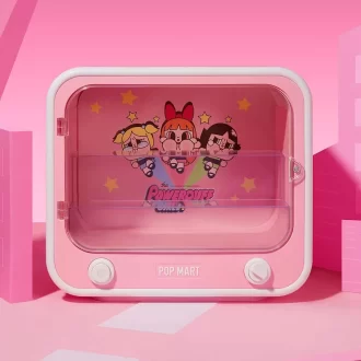 CRYBABY × Série Meninas Superpoderosas – Conjunto de TV com Recipiente de Exibição Luminosa