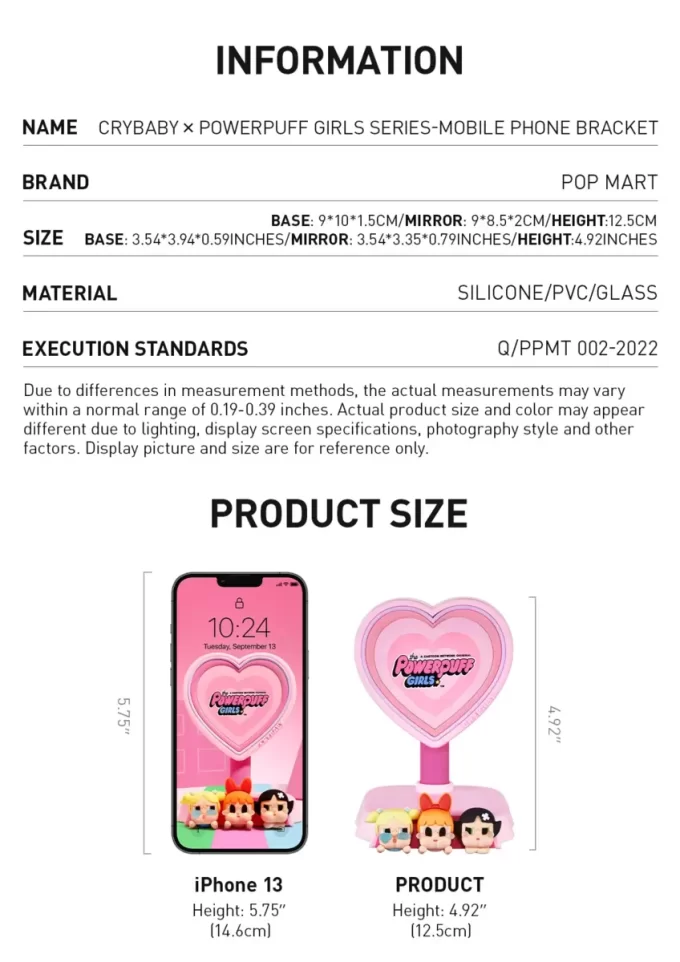 CRYBABY × Série Meninas Superpoderosas – Suporte para celular