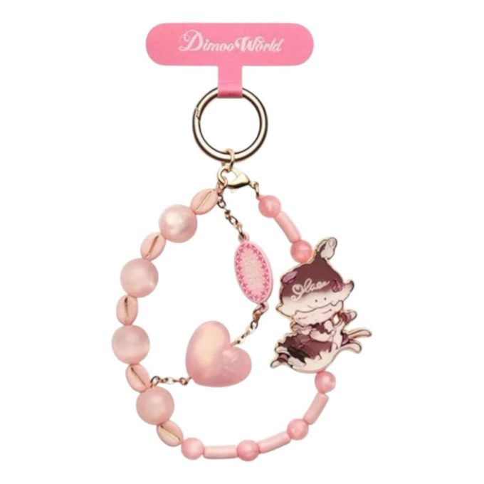 Dimoo Crush on Coffee Phone Charm “Carta de Amor de Rosa”