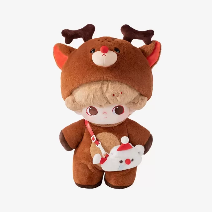DIMOO Série Letras do Boneco de Neve – Boneca de Algodão de 15,7 Polegadas
