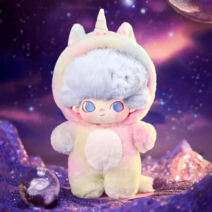 DIMOO: Série Ninguém Vai Dormir Hoje à Noite – Boneca de Algodão de 20 cm (Unicórnio)