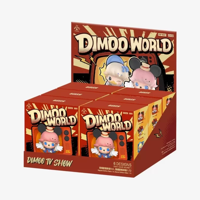 DIMOO WORLD × DISNEY Series – Caixa surpresa com ímã de geladeira