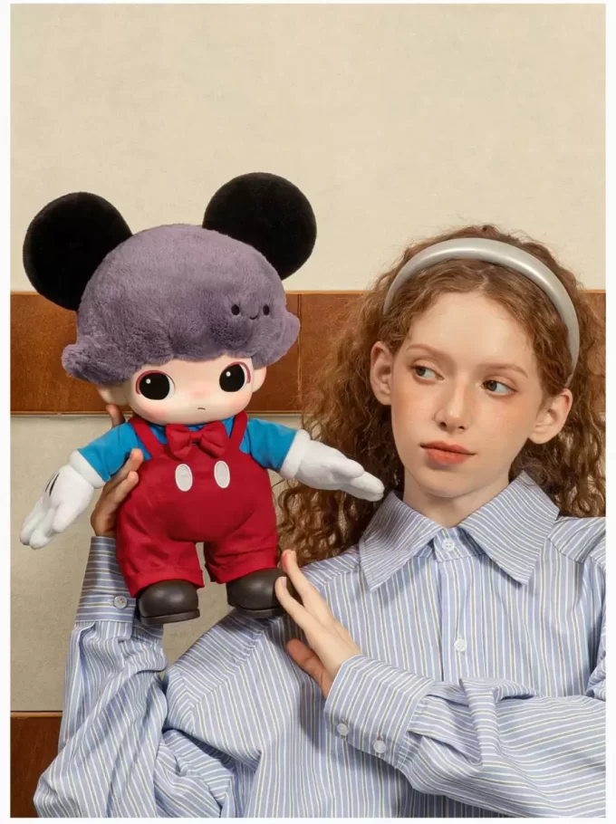 DIMOO WORLD × DISNEY Series-Mickey Bolsa de Pelúcia em Vinil
