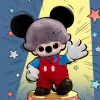 DIMOO WORLD × DISNEY Series-Mickey Bolsa de Pelúcia em Vinil