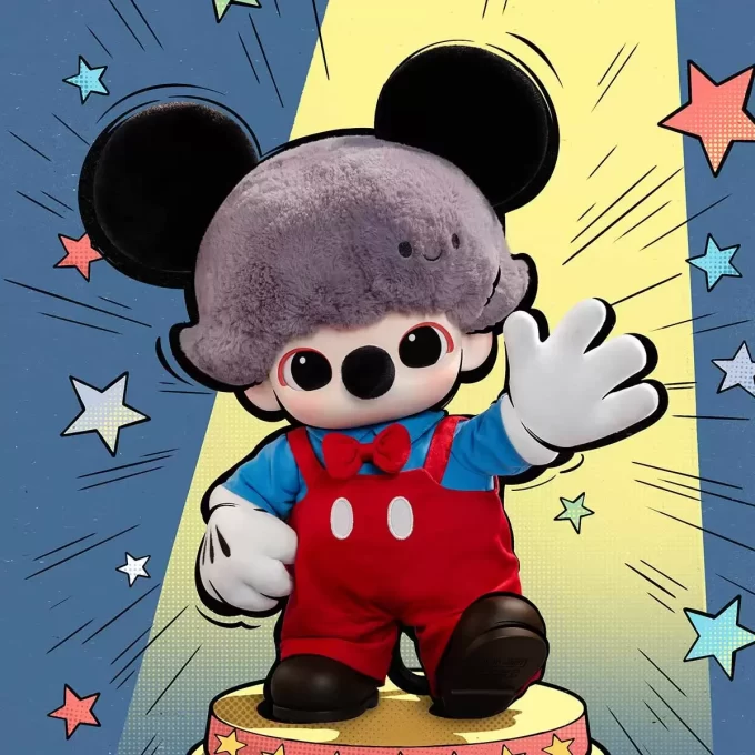 DIMOO WORLD × DISNEY Series-Mickey Bolsa de Pelúcia em Vinil