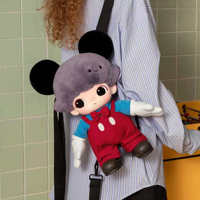 DIMOO WORLD × DISNEY Series-Mickey Bolsa de Pelúcia em Vinil
