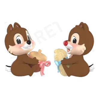 Disney Chip “N Dale Fun Loving Brother Series Figures “Exchange Gift” Edição Secreta