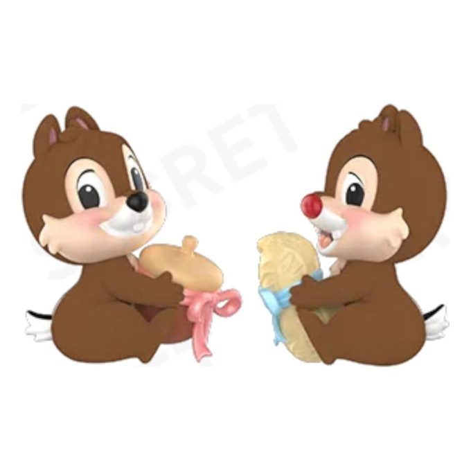 Disney Chip “N Dale Fun Loving Brother Series Figures “Exchange Gift” Edição Secreta