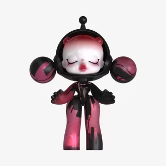 MEGA α SKULLPANDA 1000% Cristal Vermelho