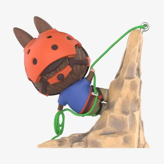 Estatueta de alpinista LABUBU