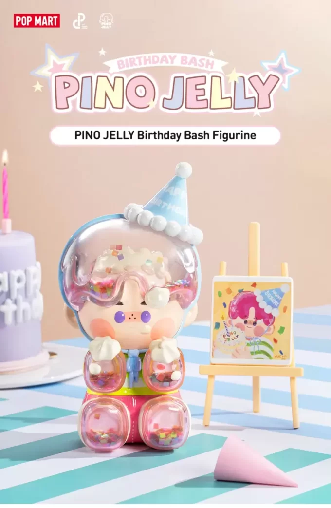 Estatueta de festa de aniversário PINO JELLY